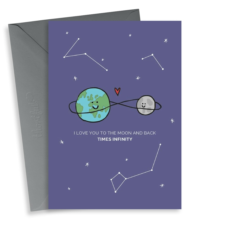 image 1 of Cute Planets Valentine's Day Card