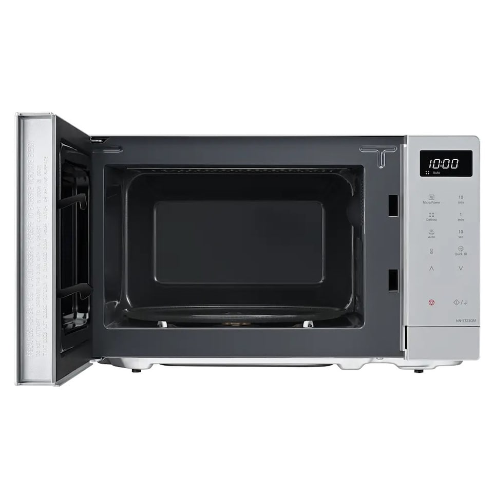 image 1 of Panasonic NN ST23QMBPQ 20L Compact Microwave Oven Silver