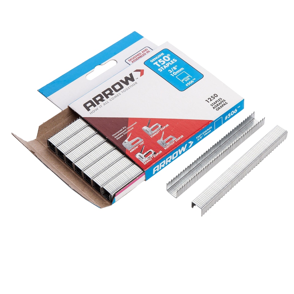 image 1 of Arrow Heavy Duty Staples (Pack of 1250) | Silver | Silver | 12mm | 1