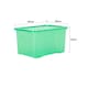 image 5 of Wham Crystal 5 x 60L Stackable Plastic Storage Boxes with Lids Green