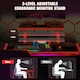 image 6 of HOMCOM Corner Gaming Desk with Monitor Stand Cup Holder Headphone Hook