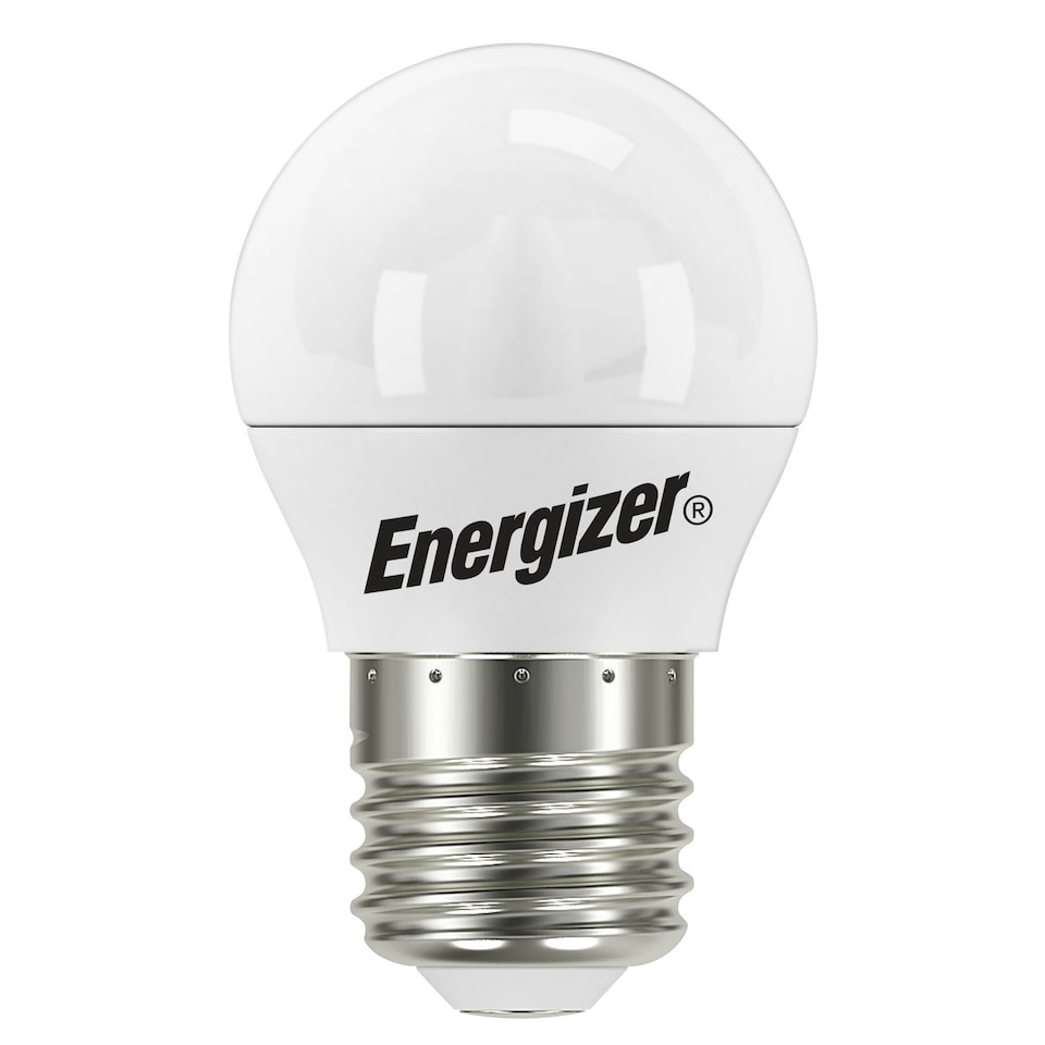 image 1 of Energizer LED Golf Ball E27 470lm 4.2W 2700K (Warm White) Light Bulb - Pack of 6