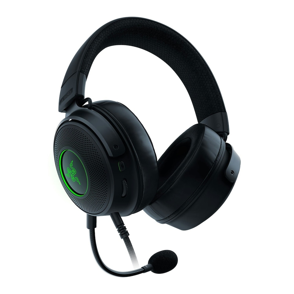image 1 of Razer Kraken V3 Wired USB Gaming Headset with Chroma RGB Black