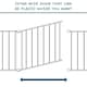 image 8 of Safetots Premium Multi Panel Room Divider, up to 298cm Wide, Grey, 70cm Tall, Flexible Barrier with Door for Baby and Toddler | Grey