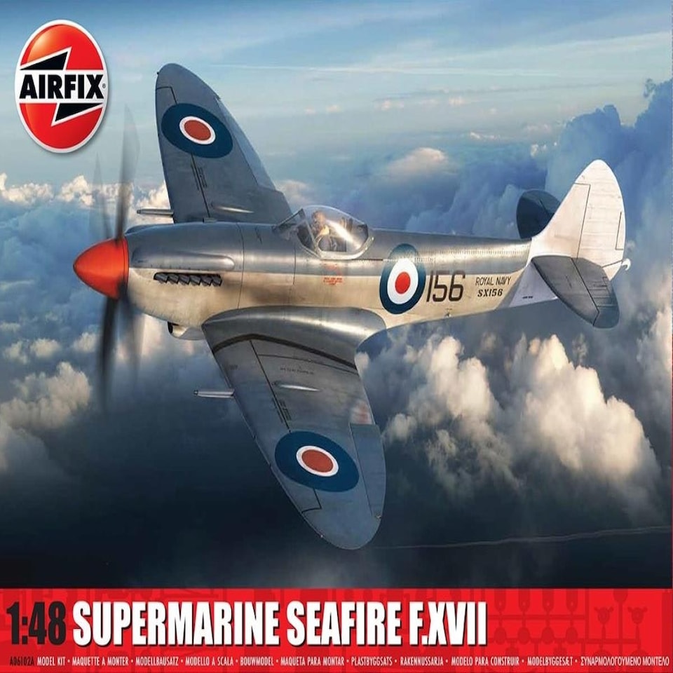 image 1 of Airfix British Supermarine Seafire F.XVII (1:48 Scale)