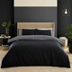 image 7 of Catherine Lansfield Artemis Greek Key Duvet Cover Set - Black Black | Double