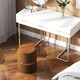 image 8 of HOMCOM Round Pouffe, Storage Footstool with Cushioned Top, Light Brown