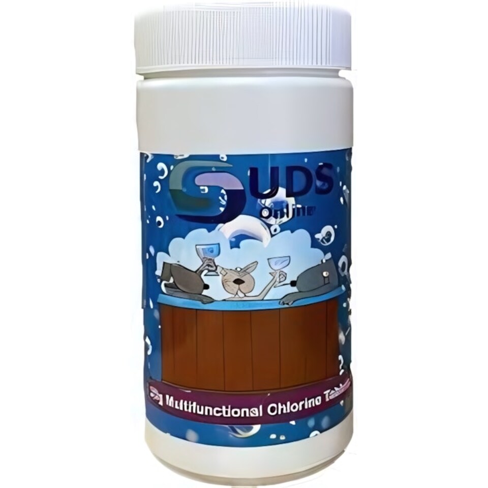 image 1 of SUDS-ONLINE 50 x 20g Multifunctional Chlorine Tablets for Hot Tubs Swimming Pool