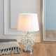 image 6 of Monaco Chrome and Glass Table Lamp