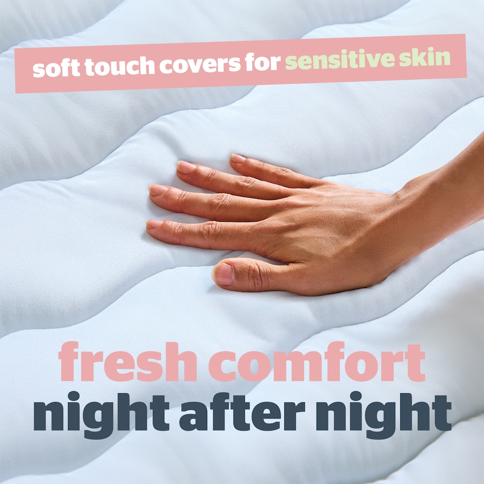 image 1 of Silentnight Premium Anti-allergy Mattress Topper | White | 1