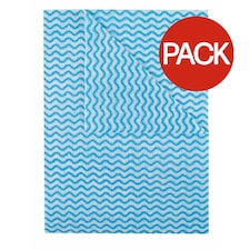 Abbey Ocean Wipe (Pack of 50) - Blue - 50 x 36cm