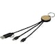 image 1 of Tecta 6-In-1 Charging Cable - Black - One Size