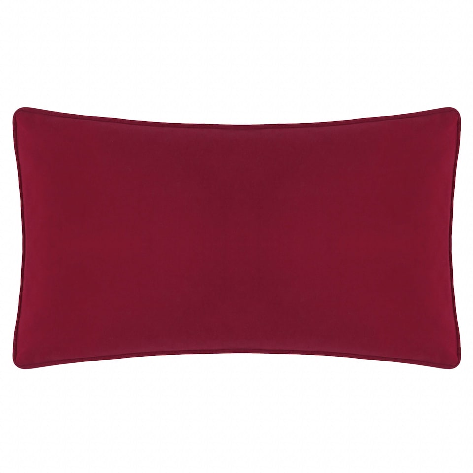 image 1 of Furn Joy To All Embroidered Velvet Christmas Cushion