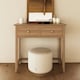 image 1 of Taberno 2 Drawer Dressing Table Natural Oak Brown