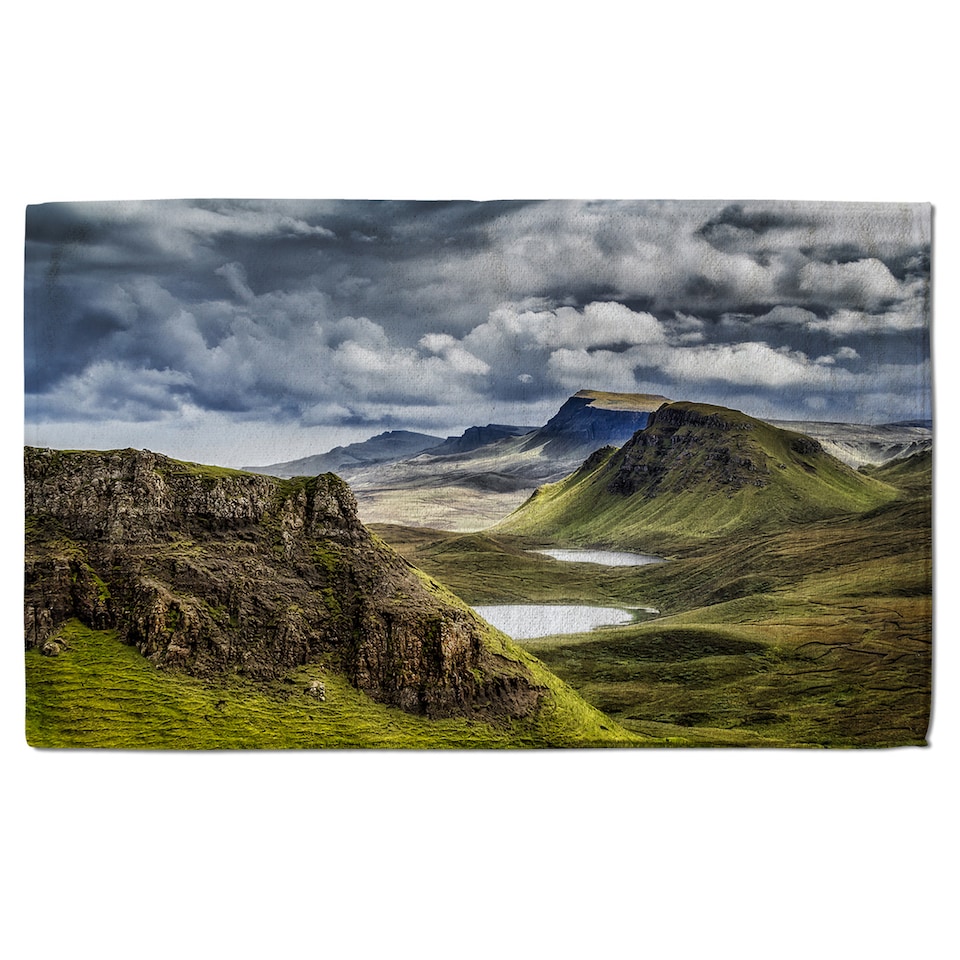 image 1 of Highland,Scotland Designer Bath Towel | Multi