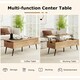 image 7 of COSTWAY Lift Top Coffee Table w/Storage Compartments Natural N/A