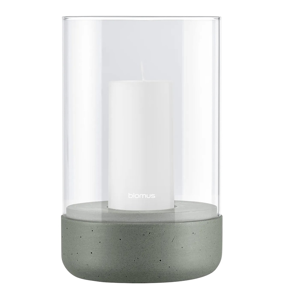image 1 of Blomus Calma Hurricane Lamp M Agave Green