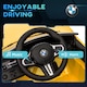 image 7 of AIYAPLAY BMW M4 Licensed Electric Car for Kids, 12V Kids Electric Ride on with Remote Control, Suspension, Music, Horn, LED Lights, for Ages 3-5 Years, Yellow
