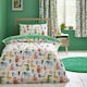 image 1 of Catherine Lansfield Animal Magic Reversible Duvet Cover Set Natural Cream | Natural | Toddler