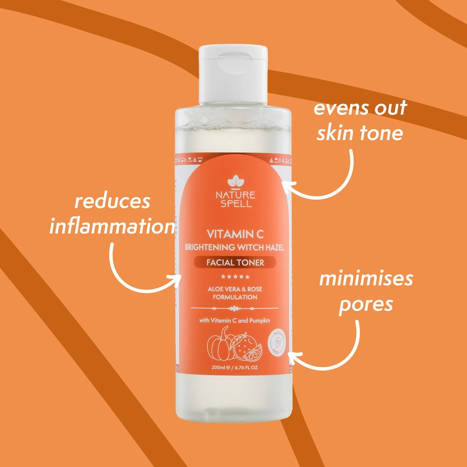 image 1 of Nature Spell Brightening Witch Hazel Face Toner with Vitamin C