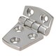 image 7 of Polished Door Hinge 4 Pack Stainless Steel 56mm x 38mm 316 Marine Cabin Hatch Silver