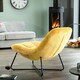 image 5 of Merced Fabric Accent Chair - Mustard