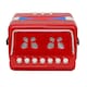 image 2 of 7 Keys 2 Bass Children's Red Toy Accordion Musical Instrument