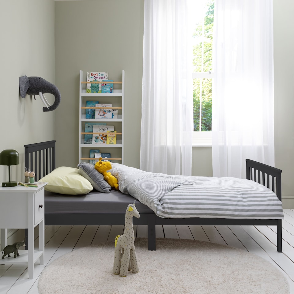image 1 of Otis Single Bed 3ft Frame in Anthracite