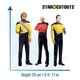 image 3 of Star Trek Next Generation Table Top Cardboard Cutouts - Pack of 3