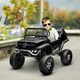 image 2 of HOMCOM 12V Licensed Mercedes-Benz Unimog, Kids Electric Ride on Car - Black