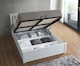 image 3 of Malmo White Wooden Ottoman Bed Double | White