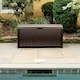 image 5 of Suncast Missouri 375L Storage Box - Java Brown Brown