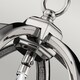 image 4 of Corinne 3 Light Small Spherical Ceiling Pendant Polished Nickel, E14