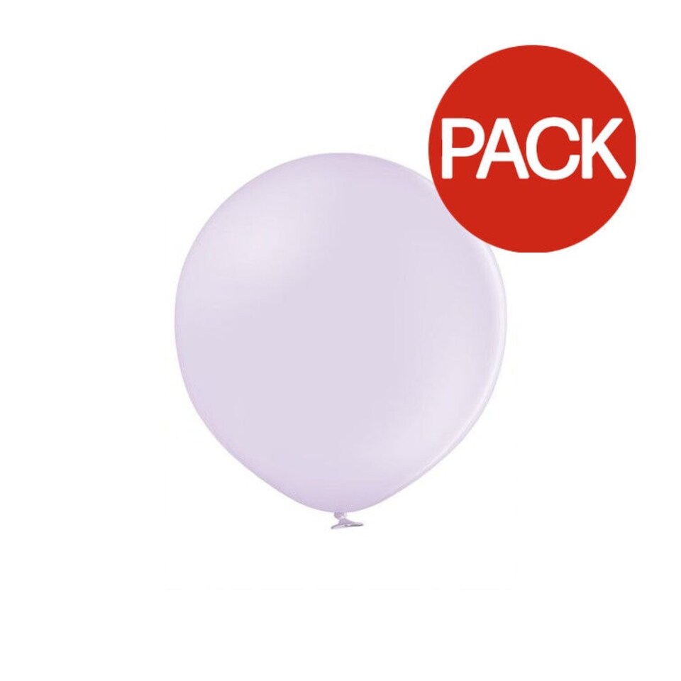 Belbal Latex Pastel Balloons (Pack of 100) - Lilac Breeze - One Size
