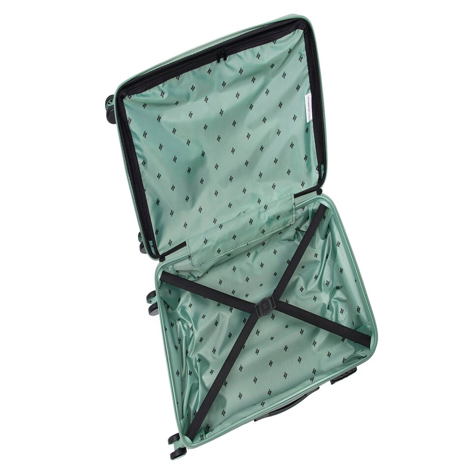 image 1 of IT Luggage Jumbo Granite Green Medium Suitcase with TSA Lock Green | Medium