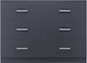 image 2 of Dakota 6 Drawer Chest | Grey | Dark Grey