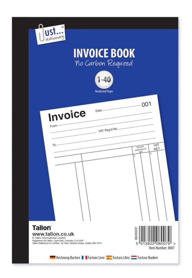 Carbonless Invoice Book