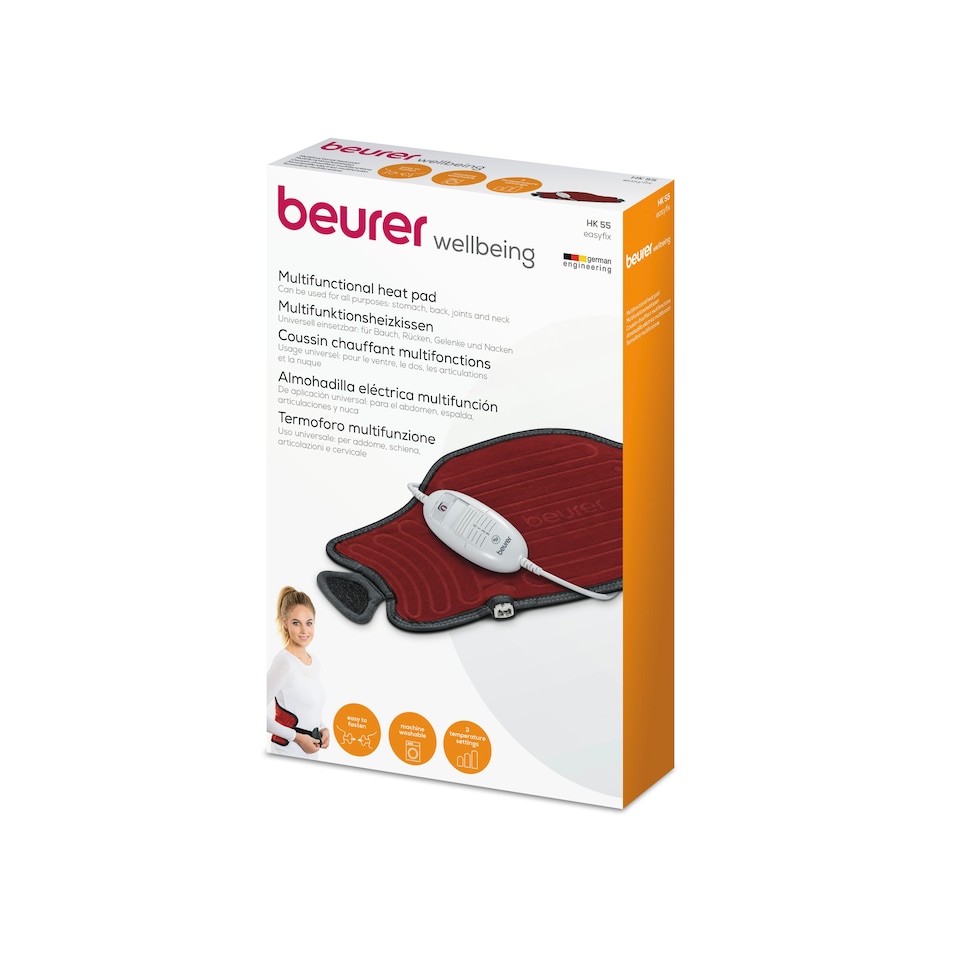 image 1 of Beurer HK55 EasyFix Heat Pad with Turbo