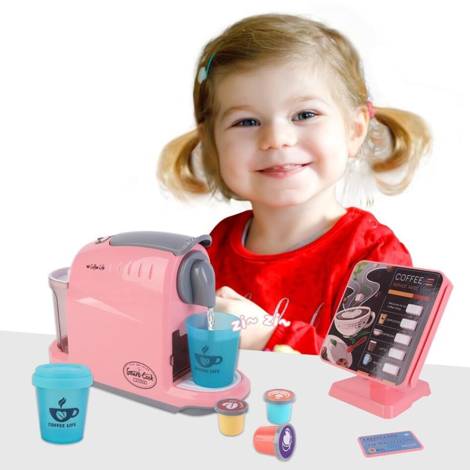 image 1 of Pink Coffee Shop Set