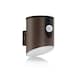 image 3 of Auraglow Battery Powered PIR Motion Sensor Wall Light - HIXON | Brown