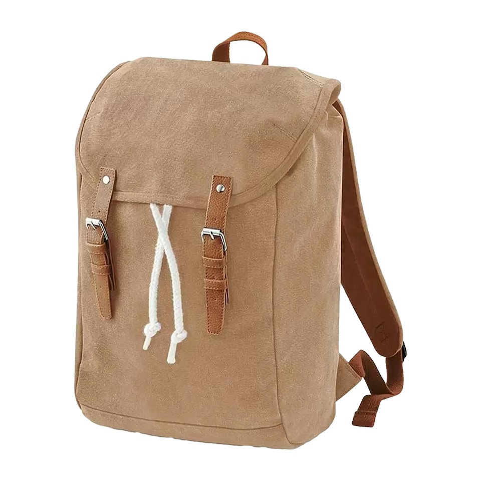 image 1 of Quadra Vintage Backpack - Caramel - One Size