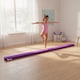 image 8 of HOMCOM 2.4m Balance Beam Trainer Fold Performance Gymnastics, Purple