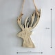 image 4 of Cream Deer Hanging Decorations