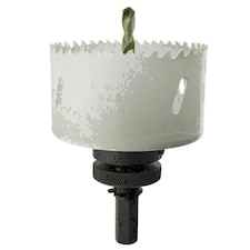 76mm HSS Hole Saw Holesaw Bi-Metal Blade Cutter Drill And Drill Adaptor Arbor