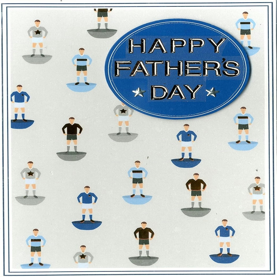 image 1 of Football Design Happy Father's Day Card