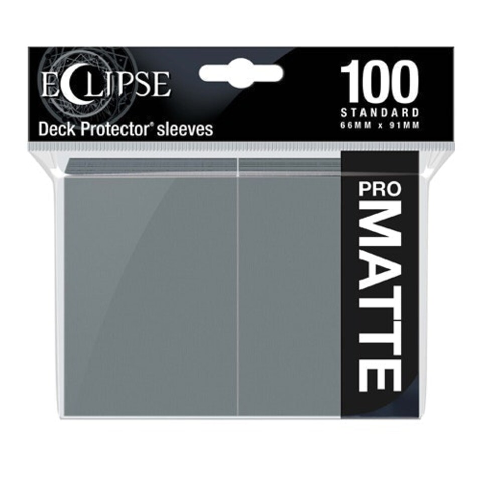 Ultra PRO - Eclipse Matte Standard Sleeves (100) - Smoke Grey