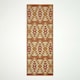 image 1 of Homescapes Outdoor Rug Runner Luxury Waterproof Reversible, 75 x 200 cm, Orange, Anya Aztec | Orange | Orange and White