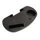 image 1 of Black Plastic Cupholder Side Tray for Garden Gravity Chairs