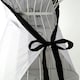 image 3 of Interiors by Premier Apron, Playful Typography Print With Adjustable Neck And Waist Straps, Shields Clothing During Cooking White