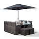 image 2 of Giardino 6 Seater Rattan Cube Dining Set | Grey | Grey